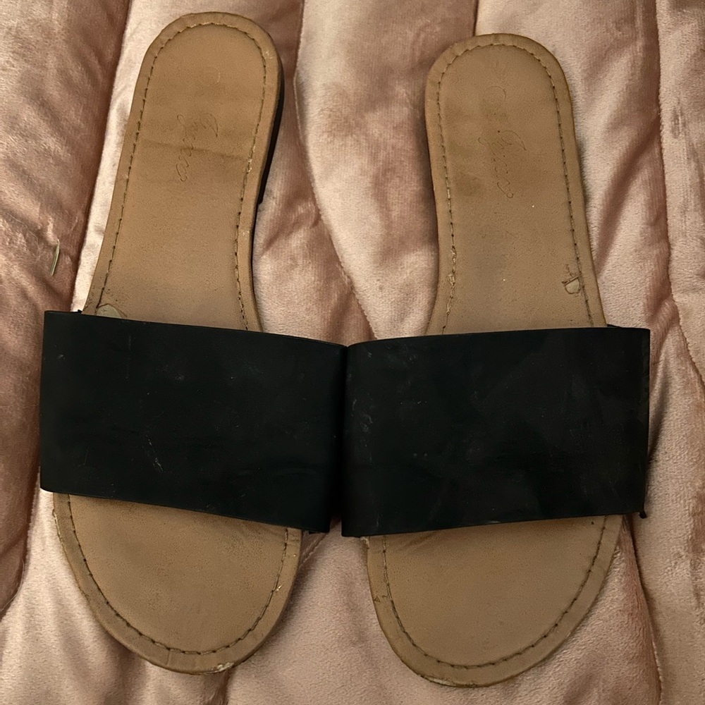 Flat Slip-on Sandals